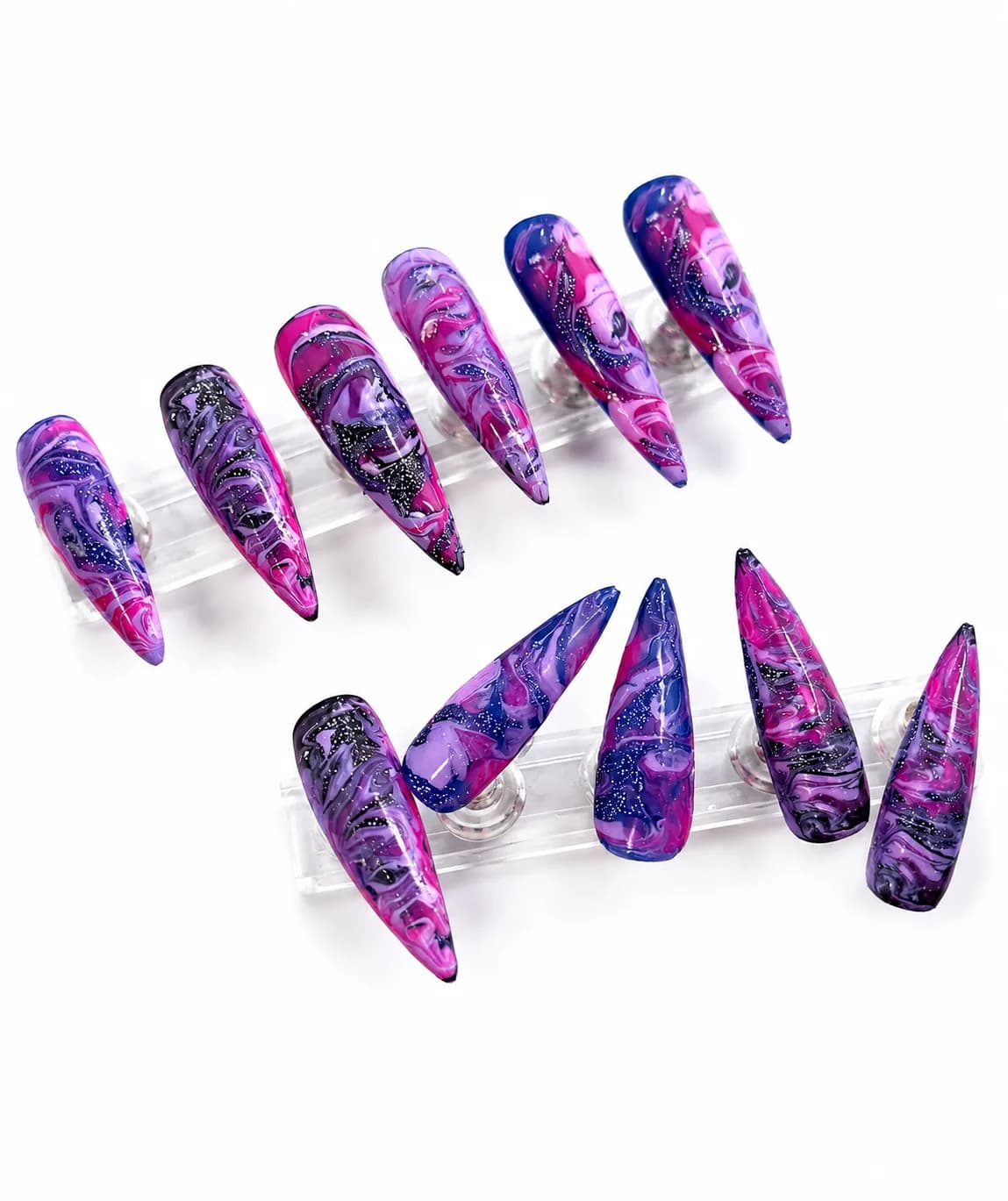 💜 Set Marbré Violet & Rose 💜 — photo 2