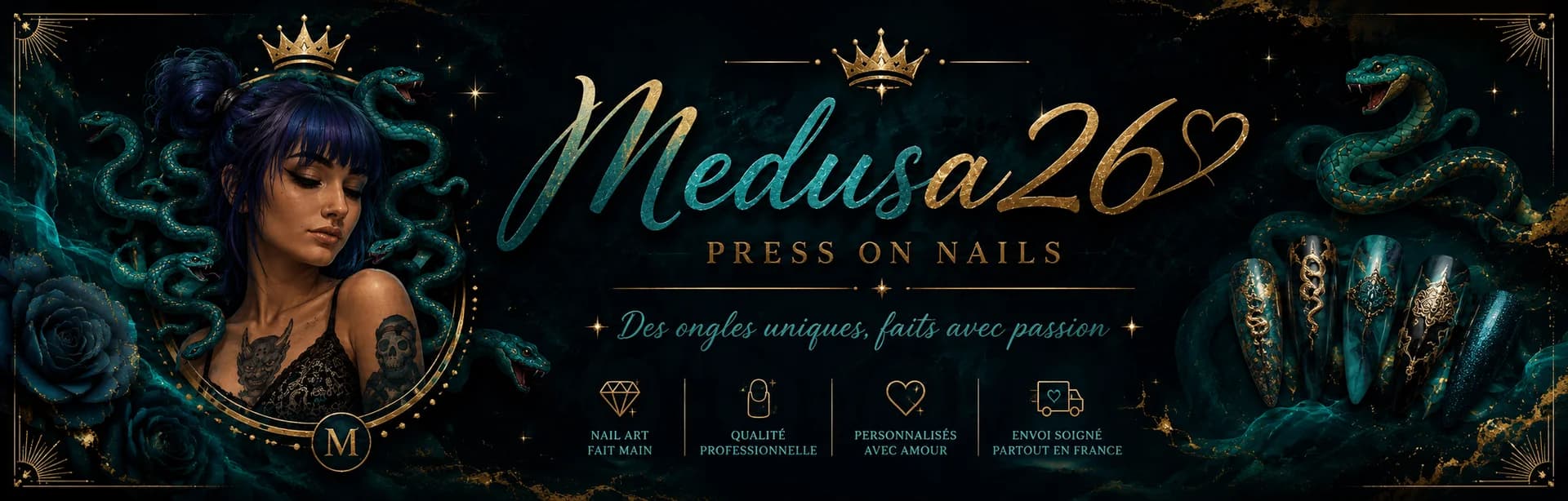 Press On Nails : Des Ongles Uniques, Fait Avec Passion